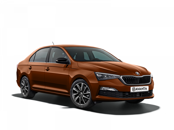 Skoda Rapid Copper Red